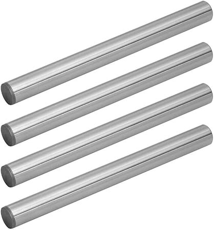 POWERTEC 71473 Hardened Steel Dowel Pins 3/8 Inch | Heat Treated and Precisely Shaped for Accurate Alignment – 4 Pack