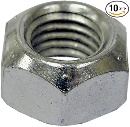 3348 1/2-13 Top Lock Nut Zinc Plated, 10-Pack