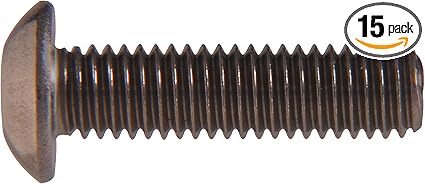 45066 4-40 x 3/8-Inch Button Head Socket Cap Screw, 15-Pack