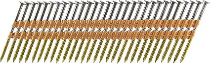 B&C Eagle A238X113R/22 Round Head 2-3/8-Inch x .113 x 22 Degree Bright Ring Shank Plastic Collated Framing Nails (500 per box)