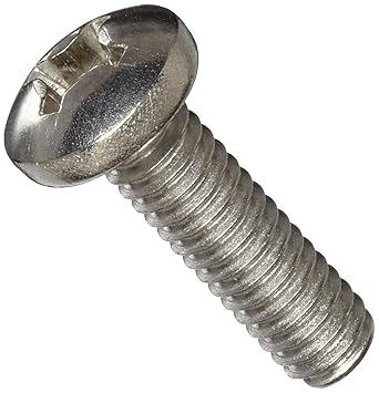 Small Parts 18-8 Stainless Steel Machine Screw, Plain Finish, Pan Head, Phillips Drive, Meets ASME B18.6.3, 4-1/2