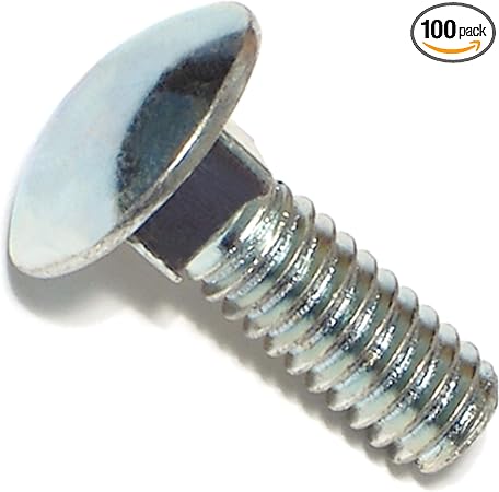 014973230401 Carriage Bolts, 1/4-20 x 3/4, Piece-100, zinc