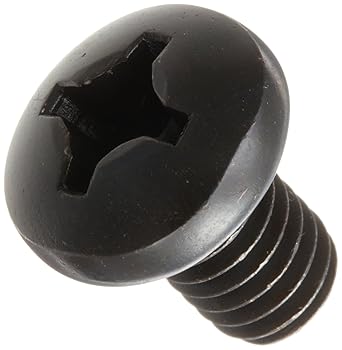 Small Parts FSC51612PPSB Steel Pan Head Machine Screw, Black Oxide Finish, ASME B18.6.3, #4 Phillips Drive, 5/16