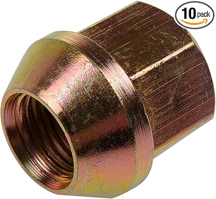 Dorman 611-163 Wheel Nut 1/2-20 Bulge - 3/4 In. Hex, 29/32 In. Length Compatible with Select Models, 10 Pack