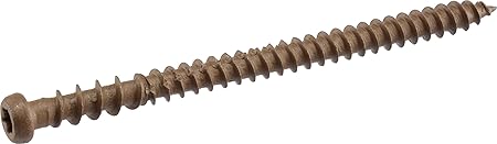 HILLMAN FASTENERS 48445 Deck Screws, Brown, 75 Piece