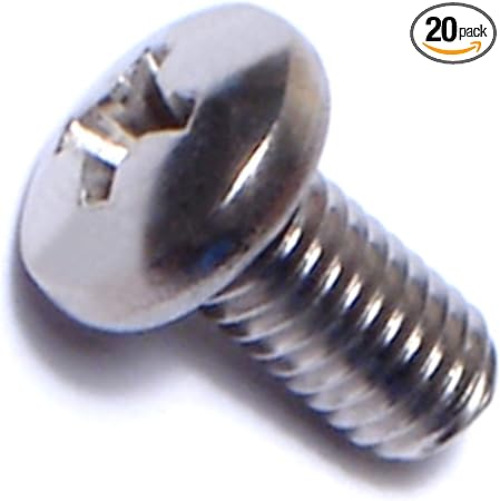 014973449100 Phillips Pan Machine Screws, 10-32 x 3/8, Piece-20