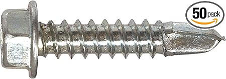 The Hillman GroupThe Hillman Group 35158 Hex Washer Head Self-Drilling Screw 10 x 3/4 50-Pack