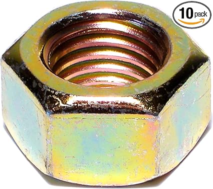 014973261917 Grade 8 Coarse Hex Nuts, 3/4-10-Inch, 10-Piece