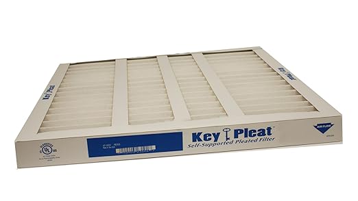 Lamons Sterling Seal and Supply (STCC) KP-5251163527x1 Purolator Key Pleat Extended Surface Pleated Air Filter, Mechanical MERV 8, 18