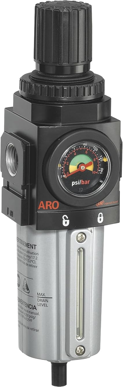 ARO P39344-600-VS Air Filter-Regulator Piggyback, 1/2