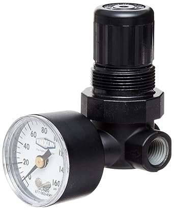 Dixon R07-200R Norgren Series Miniature Regulator without Gauge, 22 SCFM, 1/4