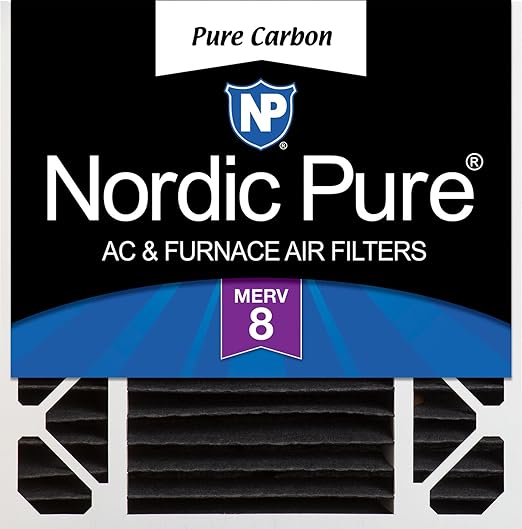 Nordic Pure 20x20x5 (19_5/8 x 19_7/8 x 4_3/8) Honeywell/Lennox Replacement Odor Reduction Merv 8 Filter 1 PK