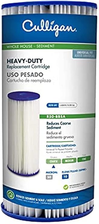 Culligan R50-BBSA Whole House Heavy Duty Water Filter Cartridge, 24,000 Gallons