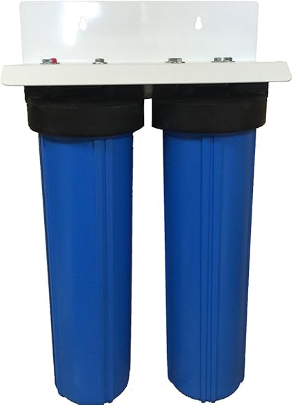 20-inch Two Canister UPGRADED PENTEK Big Blue Sediment and AdEdge Bayoxide E33 Arsenic Water Filter