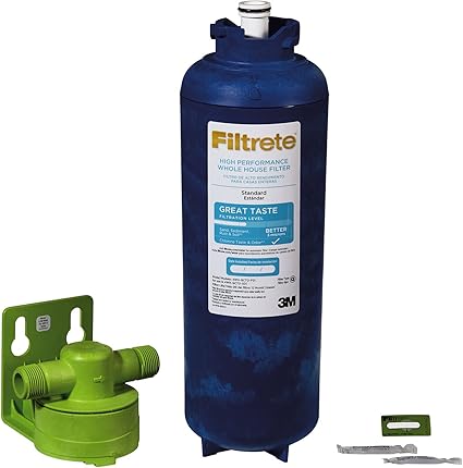 Filtrete High Performance Whole House Sanitary Quick-Change Filter System 4WH-QCTO-S01, Large Capacity