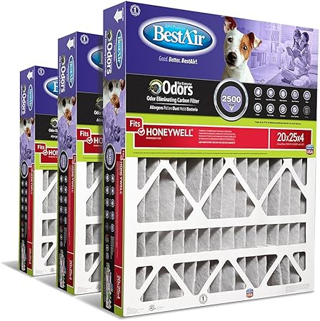 BestAir PFHW2025-11CR AC Furnace Air Filter, 20