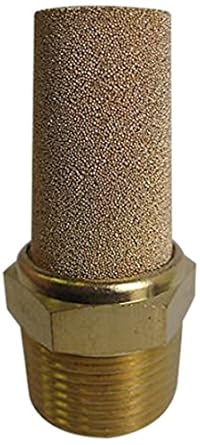 BSL-N04 Pneumatic Muffler Filter, Sintered Bronze, 1/2