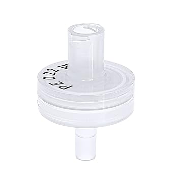 GVS Filter Technology, Syringe Filter, ABLUO, 13mm, PE Membrane, 0.22µm, PP Housing, 10/pk