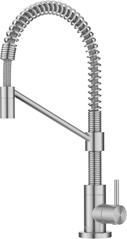 KRAUS Bolden Single Handle Drinking Water Filter Faucet for Reverse Osmosis or Water Filtration System in Spot-Free Stainless Steel, FF-104SFS