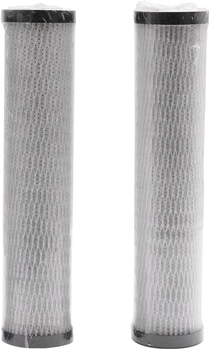 Westbrass AF400R Replacement Filter Cartridges for F400 Under Sink In-line Filter Unit and Instant Hot or Pure Water Dispenser Faucets, White (2-Pack)