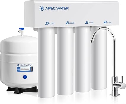 APEC Water Systems RO-Twist Supreme 75 GPD Quick Change Twist Filter Reverse Osmosis Drinking Water Filtration System