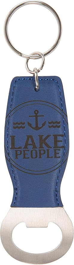 Pavilion - Lake People - Navy Blue Key Chain Bottle Opener