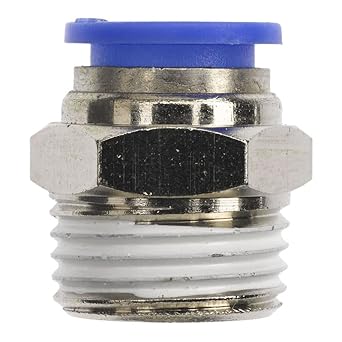 Brennan PCNY2404-03-02 PBT Push-to-Connect Tube Fitting, Adapter, 3/16