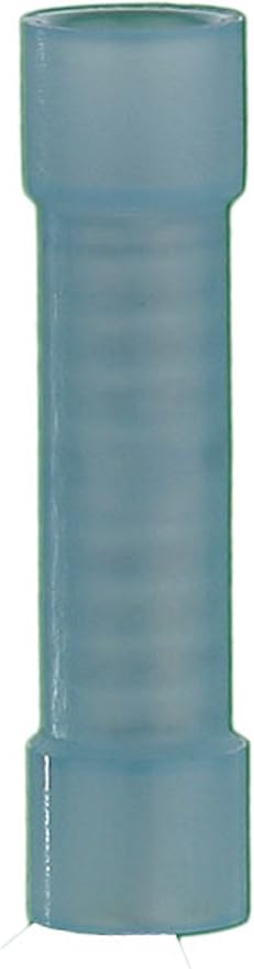 Install Bay BNBC Butt Connector 16-14 Gauge, Blue (100-Pack)