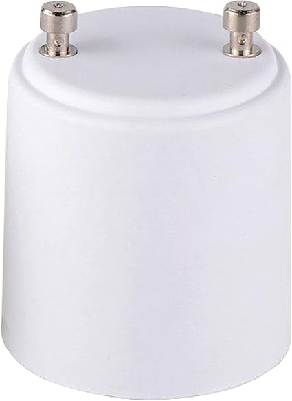 Newhouse Lighting GU24 to E26 (Pin Base) to Standard Light Bulb Socket Adapter, 1-Pack