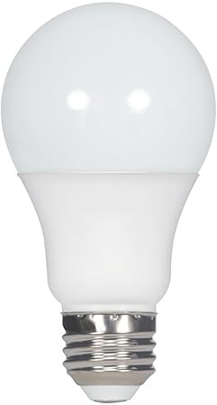 Satco S29812 11-Watt Dimmable A19 LED Light Bulb, 4000K Cool White, 1100 Lumens, E26 Medium Base