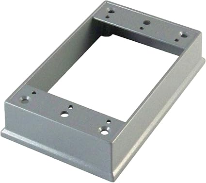 Greenfield Made in The U.S.A. B001APS Series Weatherproof Electrical Outlet Box Extension, Gray