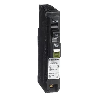 Square D - QO Plug-On Neutral 15 Amp Single-Pole CAFCI Circuit Breaker