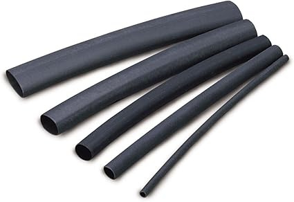 Ancor 304103 Marine Grade Electrical Adhesive Lined Heat Shrink Tubing (3/8-Inch Diameter, 3-Inches Long, Black, 3-Pack)