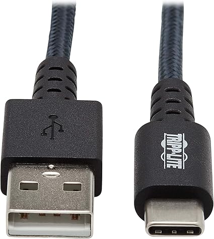 Tripp Lite Heavy Duty USB-A to USB C Charging Sync Cable Android M/3ft