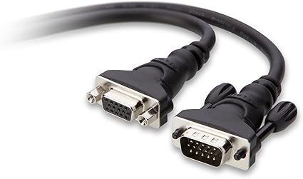 Belkin HDDB15M to HDDB15F VGA Monitor Extension Cable-25 feet