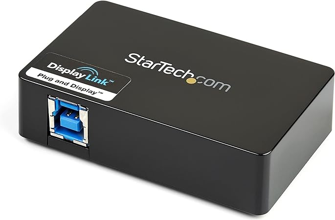 StarTech.com USB 3.0 to HDMI / DVI Adapter - 2048x1152 - External Video & Graphics Card - Dual Monitor Display Adapter Cable - Supports Mac & Windows (USB32HDDVII)