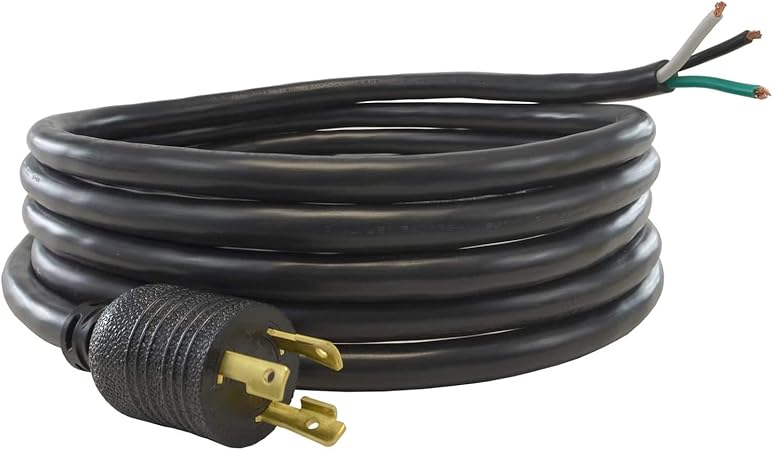 Conntek 29139-180 15-Feet Locking Power Cord for Model L6-30P to Model SJTW 10/3, 30-Amp, 250-volt