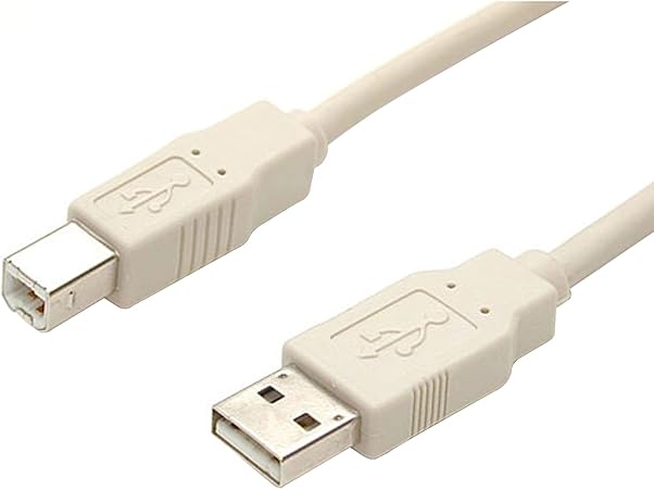 StarTech.com 15 ft Beige A to B USB 2.0 Cable - M/M - 15ft Type a to b USB Cable - 15ft a to b USB 2.0 Cable (USBFAB_15)