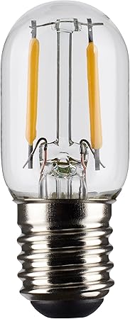 Satco 3-Watt LED E17 Light Bulb, 3000K, 15000 Hour Rating, Dimmable