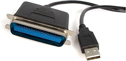 StarTech.com 6 ft. (1.8 m) USB to Parallel Port Adapter - IEEE-1284 - Male/Male - USB to Centronics Cable (ICUSB1284)