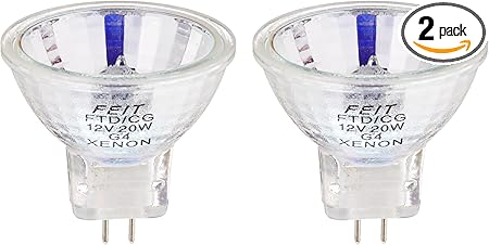 Feit Electric BPXNFTD/2/RP Xenon 20-Watt MR11 Halogen Light Bulb