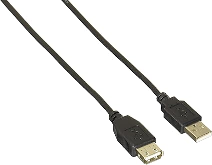 Rocstor Premier 10 Ft USB 2.0 Extension Cable A to A - M/F - Type A Male USB - Type A Female USB - 10Ft - Black Extender Cable