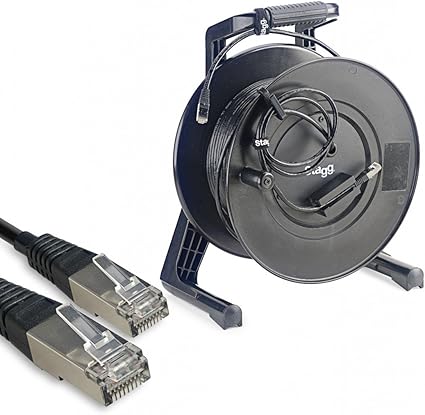 Stagg NCC50RJRL 12-Inch Professional Network Cable with Reel