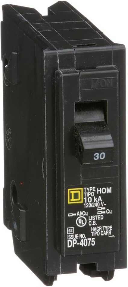 Square D - HOM130CP Homeline 30 Amp Single-Pole Circuit Breaker