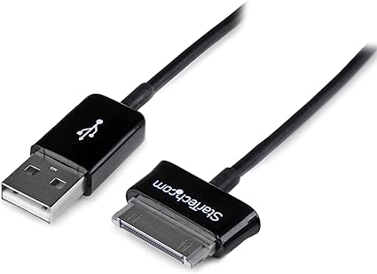 StarTech.com 2m Dock Connector to USB Cable for Samsung Galaxy Tab - galaxy tablet Cable - Samsung tab Cable (USB2SDC2M)