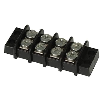 Molex 38770-0104 Barrier Strip Terminal Block, 4-Position, 11.2 mm D x 22.4 mm H x 54.7 mm L (Pack of 2)