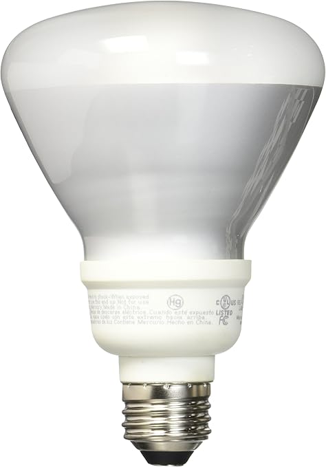 TCP 6R3014 CFL R30 - 65 Watt Equivalent (only 14W used) Soft White (2700k) Covered Flood Light Bulb