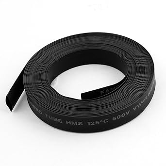 uxcell Black 8mm Dia. 2:1 Heat Shrink Tubing Tube Wire Wrap Cable Sleeve 5M