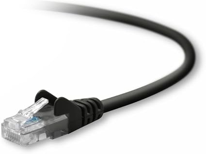 Belkin 20-Foot CAT5e Snagless Patch Cable (Black) (A3L791-20-BLK-S)