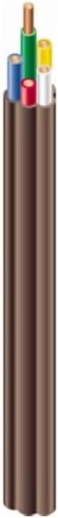 Southwire 64170422 18/7 Solid Copper Class 2 Power-Limited Thermostat Wire; 50 feet ; Brown